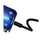 Blavec UC3W30 Candy USB podatkovno polnilni kabel 3m Type-A/Type-C 60W Black - Image 2