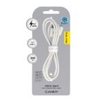 Blavec UC3W30 Candy USB podatkovno polnilni kabel 3m Type-A/Type-C 60W White - Image 5
