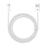Blavec UC3W30 Candy USB podatkovno polnilni kabel 3m Type-A/Type-C 60W White