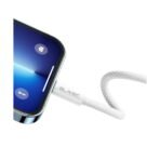 Blavec UC3W30 Candy USB podatkovno polnilni kabel 3m Type-A/Type-C 60W White - Image 2