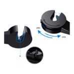 Magnetni avtomobilski nosilec za mobilni aparat Black - Image 4