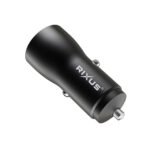 Rixus RXCC12 polnilec za avto USB-C PD+QC 3.0 38W Black - Image 2